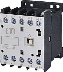 Контактор мініатюрний CEC 07.4P 230V АС (7A; 4kW; AC3) 4р (4 н.в.) 4641200 фото