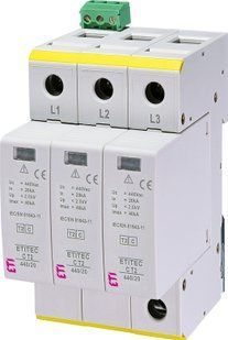 Ограничитель перенапряжения ETITEC C T2 440/20 (3+0) 3p, RC 2440412 фото