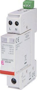 Обмежувач перенапруги ETITEC V 2T2 255/20 (2+0) RC 2442946 фото