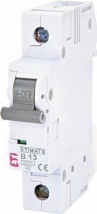 Автоматичний вимикач ETIMAT 6 1p B 13А (6 kA) 2111515 фото