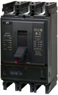 Автоматичний вимикач силовий NBS-E 630/3L 630A (36kA, (0.4-1)In/(1.5-10)Ir) 3P 4673139 фото