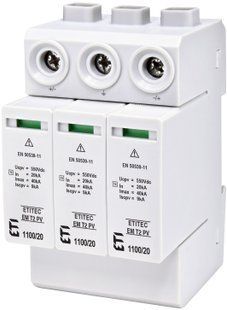 Обмежувач перенапруги ETITEC EM T2 PV 1100/20 Y (для PV систем) 2440623 фото