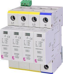 Ограничитель перенапряжения ETITEC C T2 275/20 (3+1) 4p, RC 2440404 фото