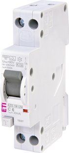 Дифавтомат KZS-1M UNI C 6/0,03 тип A (6kA) (універс. підключення) 2176031 фото