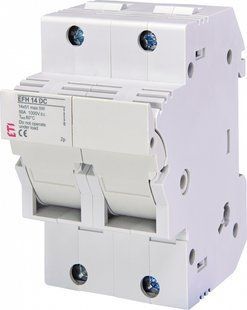 Тримач запобіжника EFH 14 2P 50A 1000V DC 2560203 фото