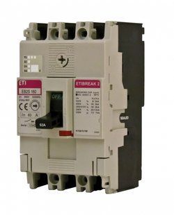 Автоматический выключатель силовой EB2S 160/3SF 16A (25kA, фикс./фикс.) 3P 4671827 фото