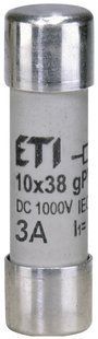 Запобіжник CH 10x38 gPV 3 A 1000V (30kA) 2625067 фото