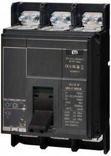 Автоматичний вимикач силовий NBS-E 1600/3L 1250A (36kA, (0.4-1)In/(1.5-10)Ir) 3P 4673162 фото