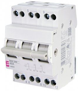Перемикач навантаження SSQ 340 "1-0-2", 3p 40A 2421435 фото