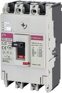 Автоматический выключатель силовой EB2S 160/3SF 40A (25kA, фикс./фикс.) 3P 4671831 фото