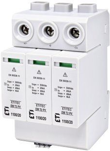 Обмежувач перенапруги ETITEC EM T2 PV 1100/20 Y RC (для PV систем) 2440624 фото