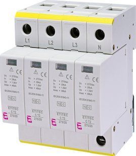 Ограничитель перенапряжения ETITEC C T2 275/20 (4+0) 4p 2440395 фото