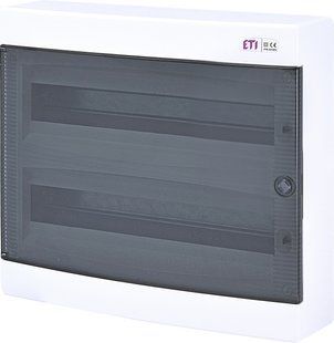 Щит зовнішн. розподільний ECT 2x18PT (36мод.проз.дверцята) 1101081 фото