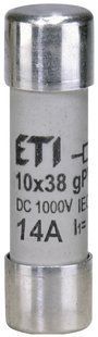 Запобіжник CH 10x38 gPV 14A 1000V (30kA) 2625079 фото