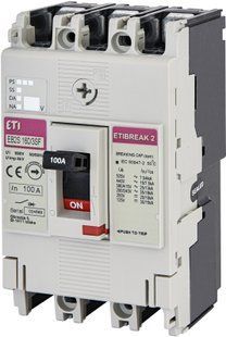 Автоматический выключатель силовой EB2S 160/3SF 100A (25kA, фикс./фикс.) 3P 4671835 фото