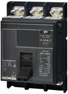 Автоматический выключатель силовой NBS-E 1600/3H 800A (65kA, (0.4-1)In/(1.5-10)Ir) 3P 4673180 фото