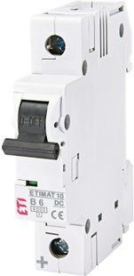 Автоматичний вимикач ETIMAT 10 DC 1p В 6A 2127712 фото