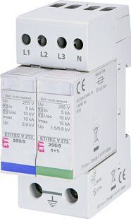 Обмежувач перенапруги ETITEC V 2T3 255/5 (3+1) 2442973 фото