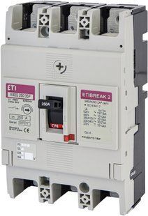 Автоматичний вимикач силовий EB2S 250/3SF 250A (25kA, фікс./фікс.) 3P 4671839 фото
