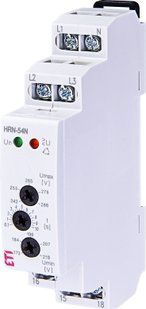 Реле контролю напруги і послід. фаз HRN-54N 3x400/230AC (3F, 1x8A_AC1) з нейтраллю 2471412 фото