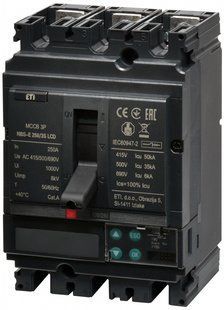 Автоматичний вимикач силовий NBS-E 250/3S LCD 250A (50kA, (0.4-1)In/(1.5-12)In) 3P 4673087 фото