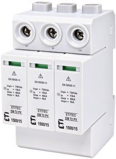 Обмежувач перенапруги ETITEC EM T2 PV 1500/15 Y (для PV систем) 2440625 фото