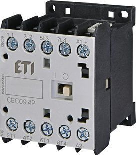 Контактор мініатюрний CEC 09.4Р 24V DC (9A; 4kW; AC3) 4р (4 н.в.) 4641211 фото