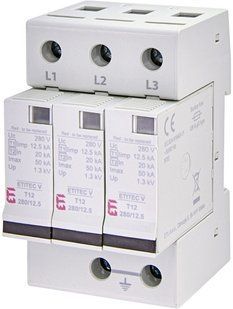 Обмежувач перенапруги ETITEC V T12 280/12,5 (3+0) RC 2442915 фото