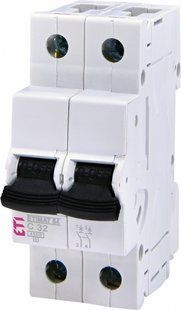 Автоматический выключатель ETIMAT S4 2p C 32A (4,5 kA) 1910233 фото