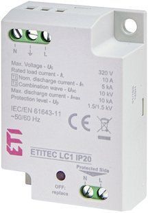 Обмежувач перенапруги ETITEC LC1 IP20 2442980 фото