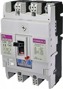 Автоматичний вимикач силовий EB2S 250/3LA 200A (16kA, (0.63-1)In/(6-13)In) 3P 4671887 фото