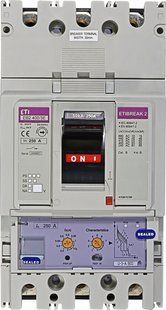 Автоматичний вимикач силовий EB2 400/3E 250A (50kA, (0.4-1)In/обираєма) 3P 4671111 фото