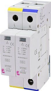 Обмежувач перенапруги ETITEC C T2 275/20 (1+1) 2p 2440401 фото