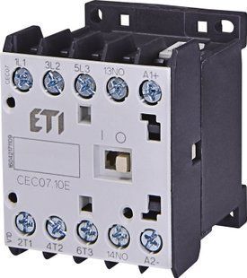 Контактор мініатюрний CEC 07.10 24V DC (7A; 3kW; AC3) 4641100 фото