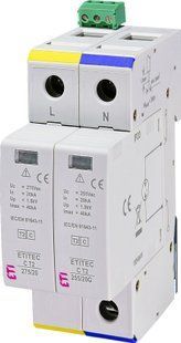 Обмежувач перенапруги ETITEC C T2 275/20 (1+1) 2p, RC 2440402 фото