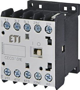 Контактор мініатюрний CEC 07.01 24V DC (7A; 3kW; AC3) 4641101 фото
