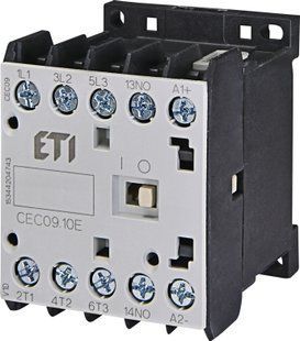 Контактор мініатюрний CEC 09.10-24V DC (9A; 4kW; AC3) 4641102 фото