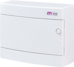 Щит зовнішн. розподільний ECT 12PO (12мод.білі дверцята) 1101006 фото