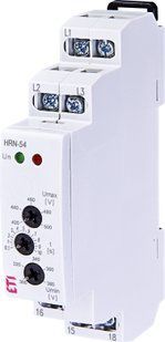 Реле контролю напруги і послід. фаз HRN-54 3x400AC (3F, 1x8A_AC1) без нейтралі 2471416 фото