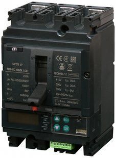 Автоматичний вимикач промисловий NBS-EC LCD 250A (36kA) 3P 4673089 фото