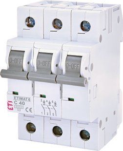 Автоматичний вимикач ETIMAT 6 3p C 40А (6 kA) 2145520 фото