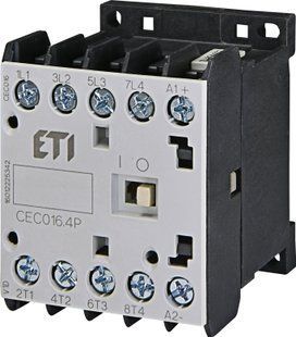 Контактор мініатюрний CEC 16.4Р 24V DC (16A; 7,5kW; AC3) 4р (4 н.в.) 4641213 фото