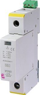 Ограничитель перенапряжения ETITEC C T2 440/20 (1+0) 1p, RC 2440406 фото