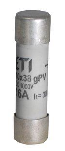 Запобіжник ETI CH 10x38 gPV 25A 900V (30kA) 2625109 фото