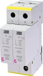 Ограничитель перенапряжения ETITEC C T2 440/20 (2+0) 2p 2440409 фото