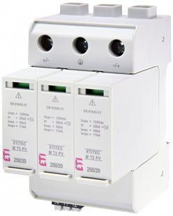Обмежувач перенапруги ETITEC M T2 PV 250/20 Y RC (для PV систем) 2440733 фото