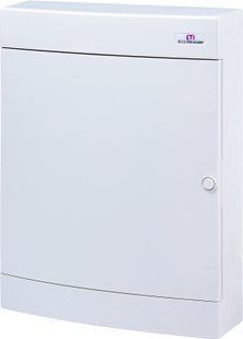 Щит зовнішн. розподільний ECT 3x18PO (54мод.білі дверцята) 1101041 фото