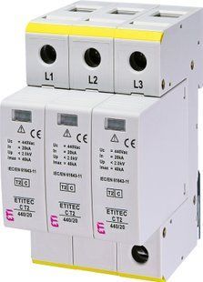 Ограничитель перенапряжения ETITEC C T2 440/20 (3+0) 3p 2440411 фото
